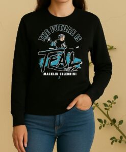 The Future Is Teal Macklin Celebrini Sweater