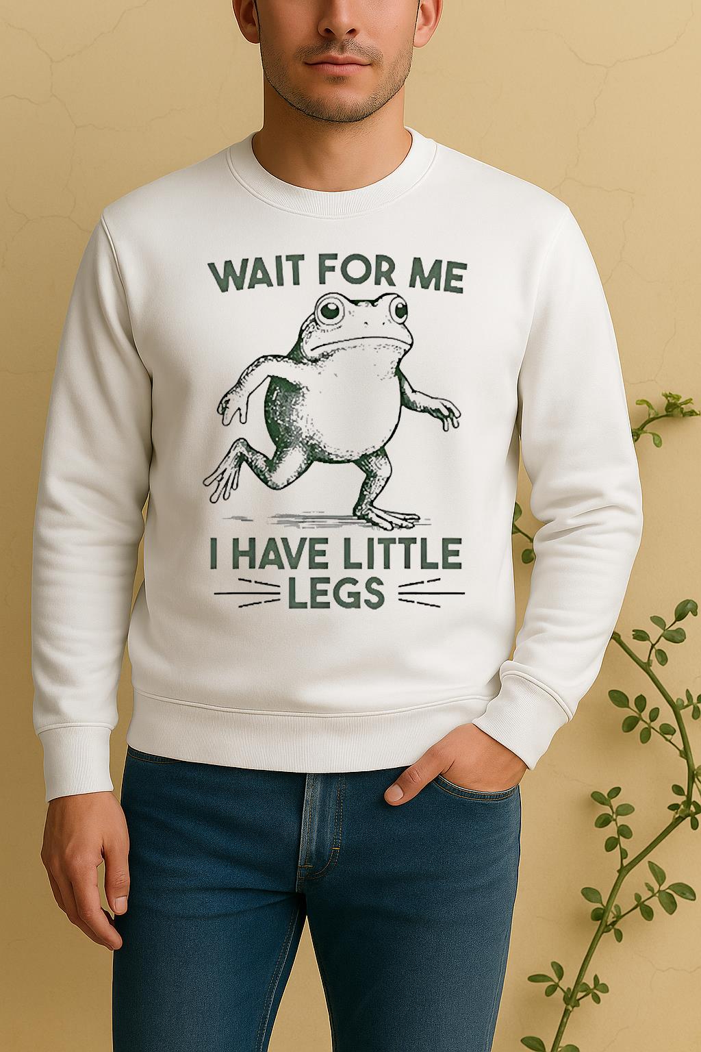 Wait For Me I Have Little Legs Frog Sweater