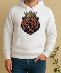 Wear The Crown Chicago Bear King Of The North Unisex Hoodie