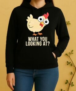 What You Looking At Chicken Unisex Hoodie