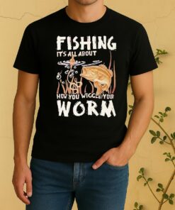 Wiggle Your Worm Fishing Bass Angler Shirt