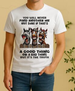 You Will Never Find Another Me Not Sure If Thats A Good Thing Or A Bad Thing But Its The Truth Shirt