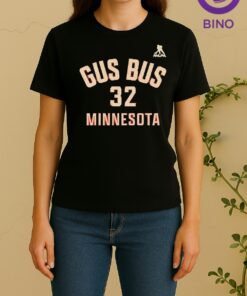 Filip Gustavsson 32 Minnesota Wild Gus Bus Name And Number Women Shirt
