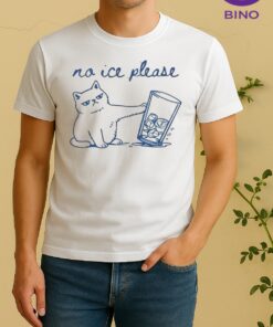 No Ice Please Cute Cat Shirt