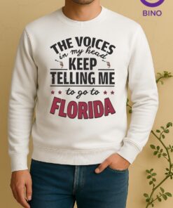 Official The Voices In My Head Keep Telling Me To Go To Florida Sweater
