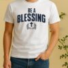 Officials Drake Maye Wears Be A Blessing Shirt