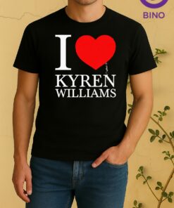 Officials I Love Kyren Williams Heart Los Angeles Rams Shirt
