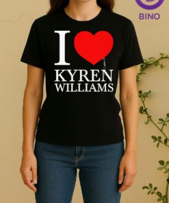 Officials I Love Kyren Williams Heart Los Angeles Rams Women Shirt