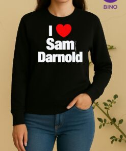Officials I Love Sam Darnold Heart Seattle Seahawks Sweater