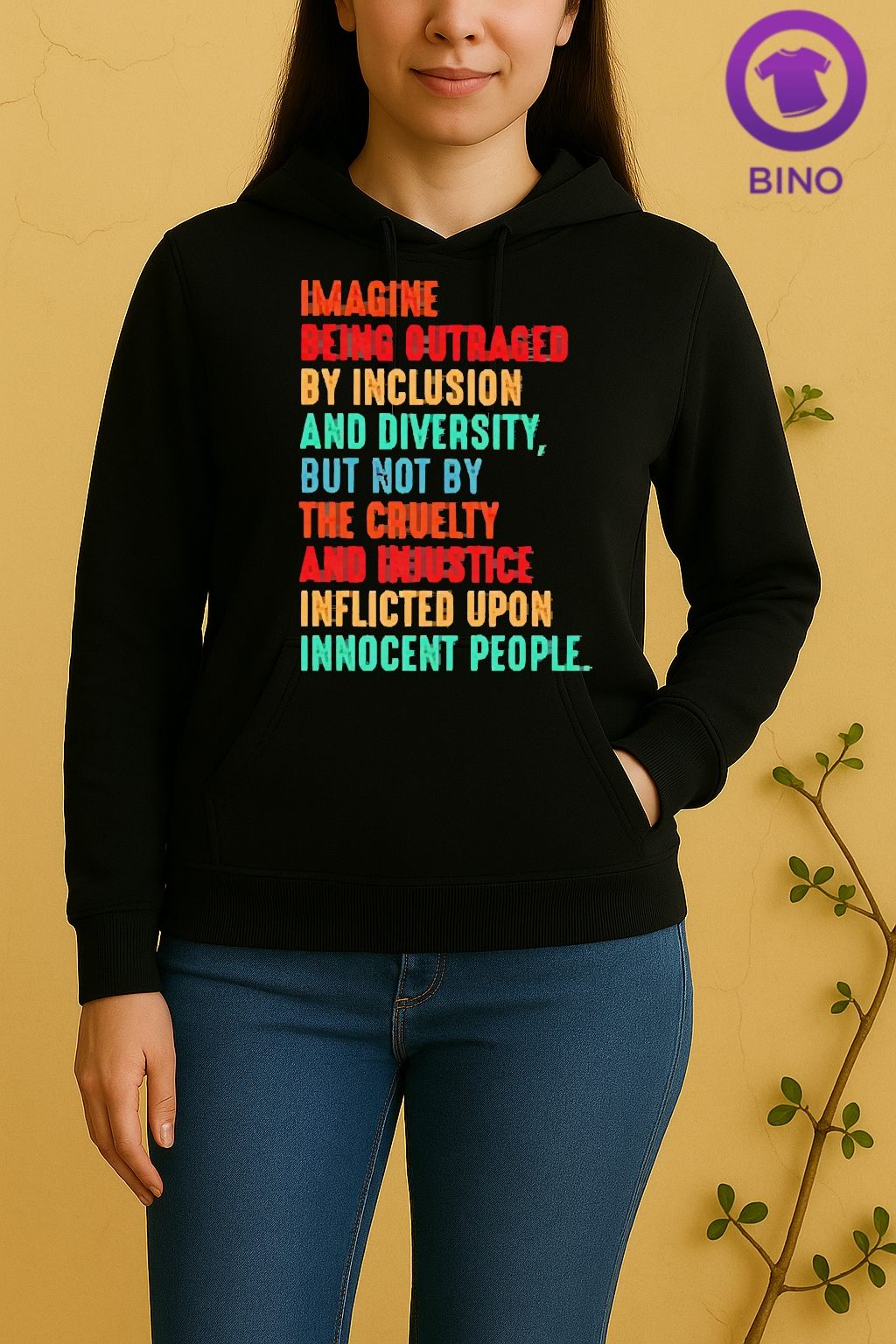 Officials Imagine Being Outraged By Inclusion And Diversity But Not By The Cruelty Tee Unisex Hoodie