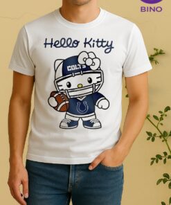Officials Indianapolis Colts X Hello Kitty Gifts For Fans Shirt
