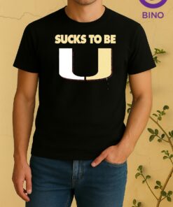 Officials Miami Hurricanes Football Sucks To Be U Logo Shirt