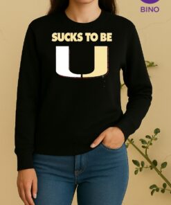 Officials Miami Hurricanes Football Sucks To Be U Logo Sweater