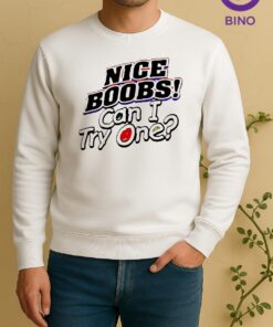 Officials Nice Boobs Can I Try One Graphic Sweater