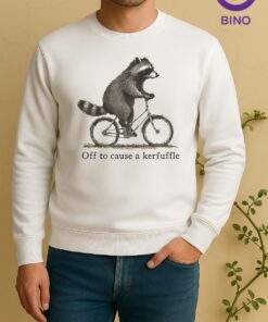 Officials Off To Cause A Kerfuffle Raccoon Graphic Sweater
