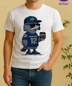 Officials Seattle Seahawks Nfl Super Bowl Lx 2026 Mascot Number 12 Meme Woman Shirt