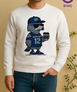 Officials Seattle Seahawks Nfl Super Bowl Lx 2026 Mascot Number 12 Meme Woman Sweater