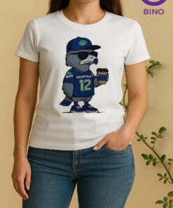 Officials Seattle Seahawks Nfl Super Bowl Lx 2026 Mascot Number 12 Meme Woman Women Shirt