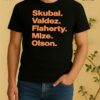 Officials Skubal Valdez Flaherty Mize Olson Detroit 2026 Shirt
