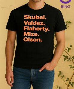 Officials Skubal Valdez Flaherty Mize Olson Detroit 2026 Shirt