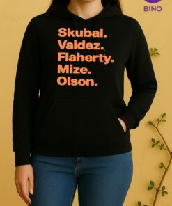 Officials Skubal Valdez Flaherty Mize Olson Detroit 2026 Unisex Hoodie