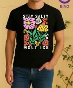 Officials Stay Salty Melt Ice Flower Abolish Ice Shirt
