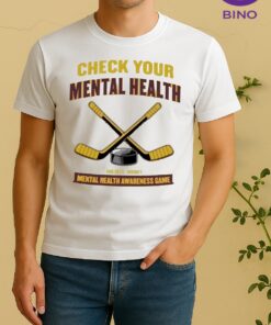 Officials Sun Devil Hockey Check Your Mental Health Shirt