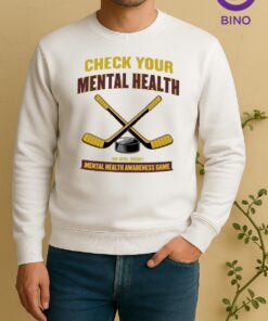 Officials Sun Devil Hockey Check Your Mental Health Sweater