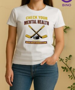 Officials Sun Devil Hockey Check Your Mental Health Women Shirt
