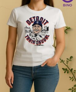 Officials Tarik Skubal Detroit Tigers Baseball Caricatures Woman Women Shirt