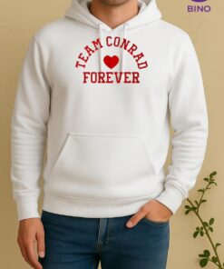 Officials Team Conrad Forever Curved Heart Logo Woman Unisex Hoodie