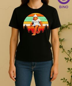 Officials Tin Foil Hat Bigfoot Sunset Women Shirt