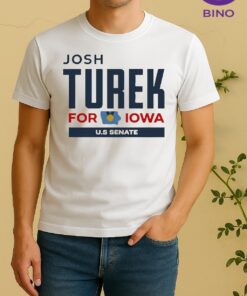 Officials Us Senate Josh Turek For Iowa Logo Shirt