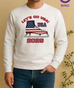 Officials Usa Ice Skating 2026 Winter Olympics Vintage Sweater