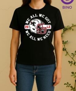 Officials We All We Got New England Football 2026 Women Shirt