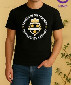 Pretty Forged In Pittsburgh Defined By Legacy 1933 Steelers Throwback Shirt