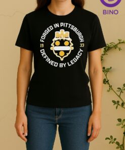 Pretty Forged In Pittsburgh Defined By Legacy 1933 Steelers Throwback Women Shirt