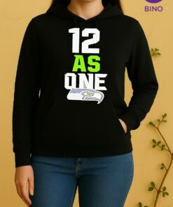 Seattle Seahawks 12 As One Super Bowl Lx Tee Unisex Hoodie