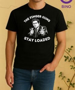 The Finger Guns Stay Loaded Tee Shirt