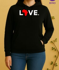 Valentines Day Love 2026 Map Unisex Hoodie