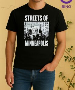 Vintage Posters Streets Of Minneapolis Ice Oushirt