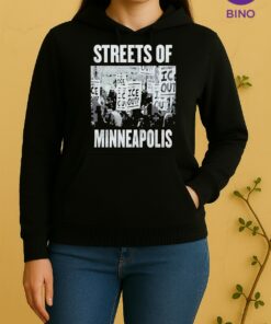 Vintage Posters Streets Of Minneapolis Ice OusUnisex Hoodie
